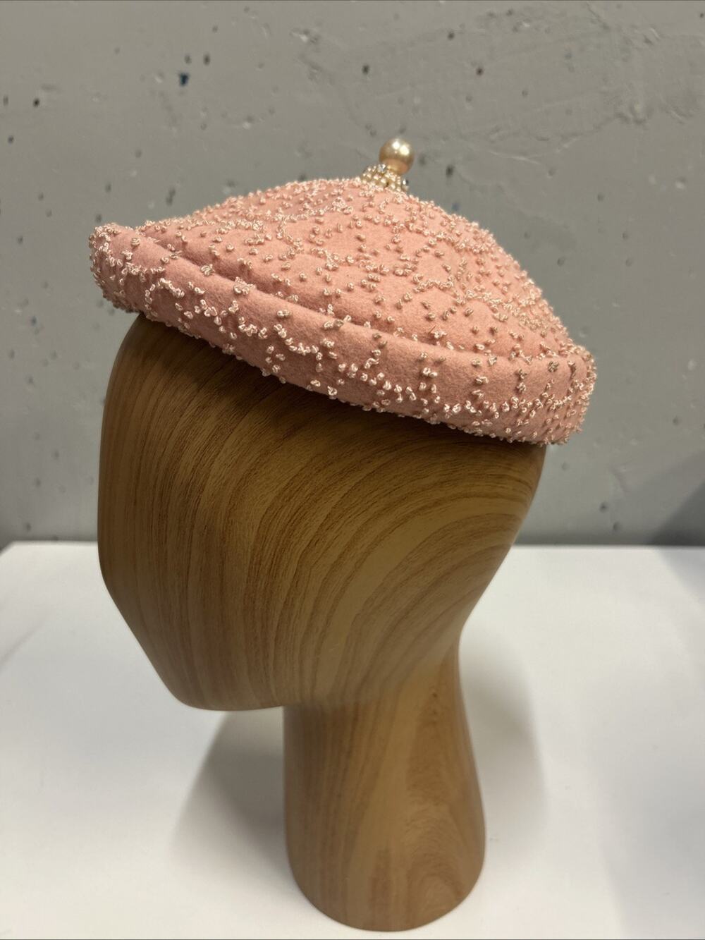 Glendver 100% Wool Pink Hat